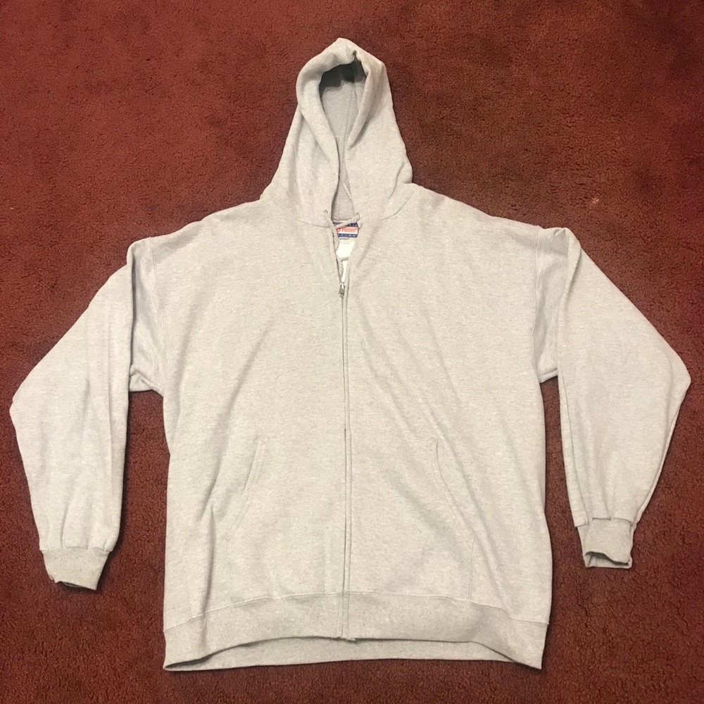 Hanes zip-up sweater